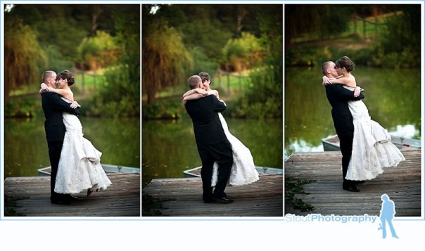 Jessica and Mike on the Dock