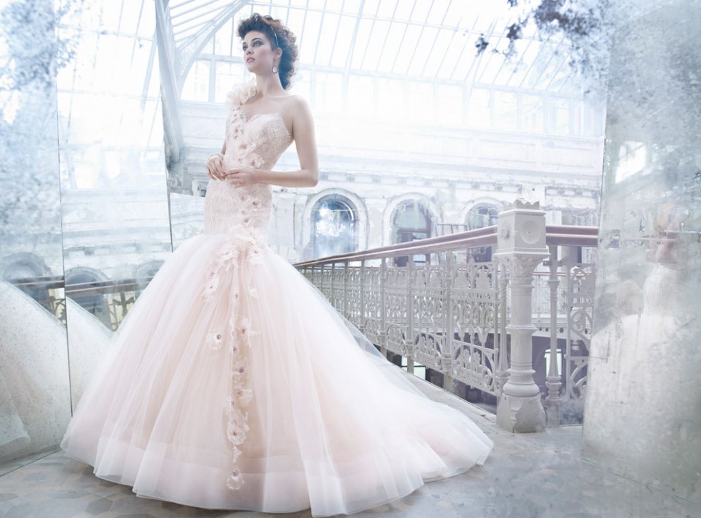 lazaro tulle ball gown