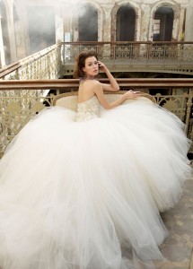 Lazaro Tulle Ballgown
