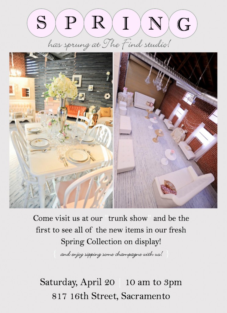 Sacramento Wedding Rentals, Vintage Wedding Rentals