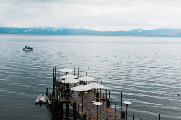 West Shore Cafe wedding pier