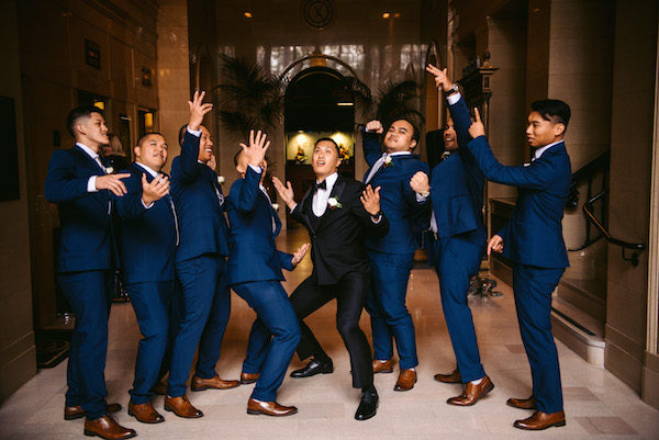 Groomsmen portraits at a Citizen Hotel Wedding in Sacramento