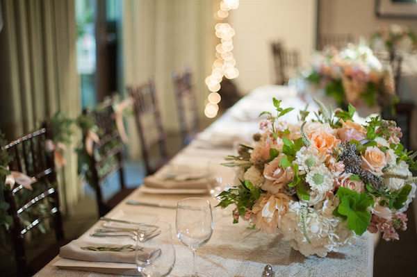 Plumpjack Squaw Valley Wedding Head Table