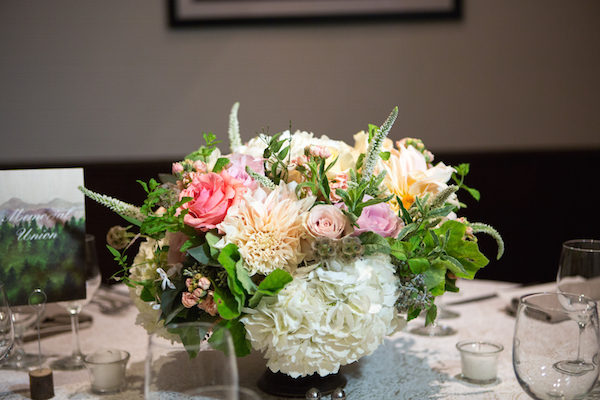 Plumpjack Squaw Valley Wedding Centerpieces