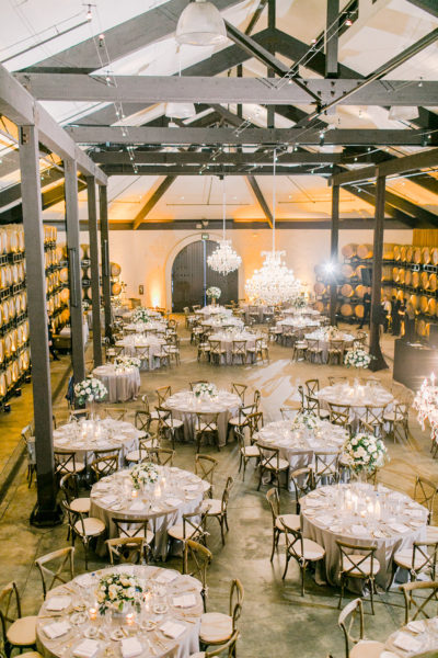 Folktale Winery Wedding, Carmel Wedding reception